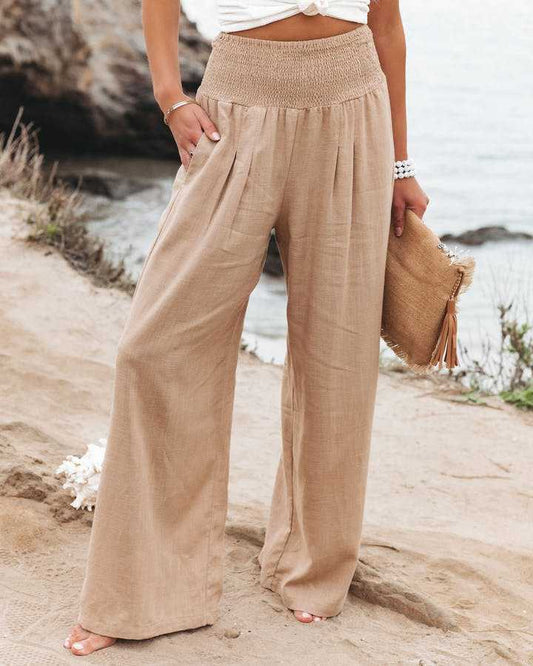 Aileen™ - Beach Wide Leg Pants - Clara & Cove