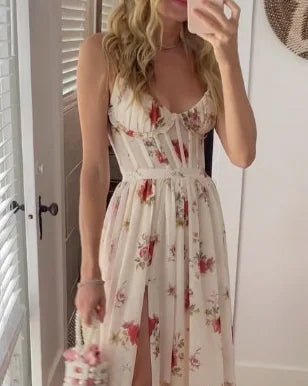 Gwenyth - Floral Flowy Maxi Dress - Clara & Cove