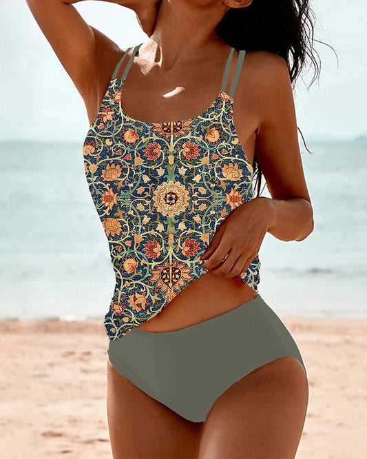 OHANA™ - Printed Tankini - Clara & Cove